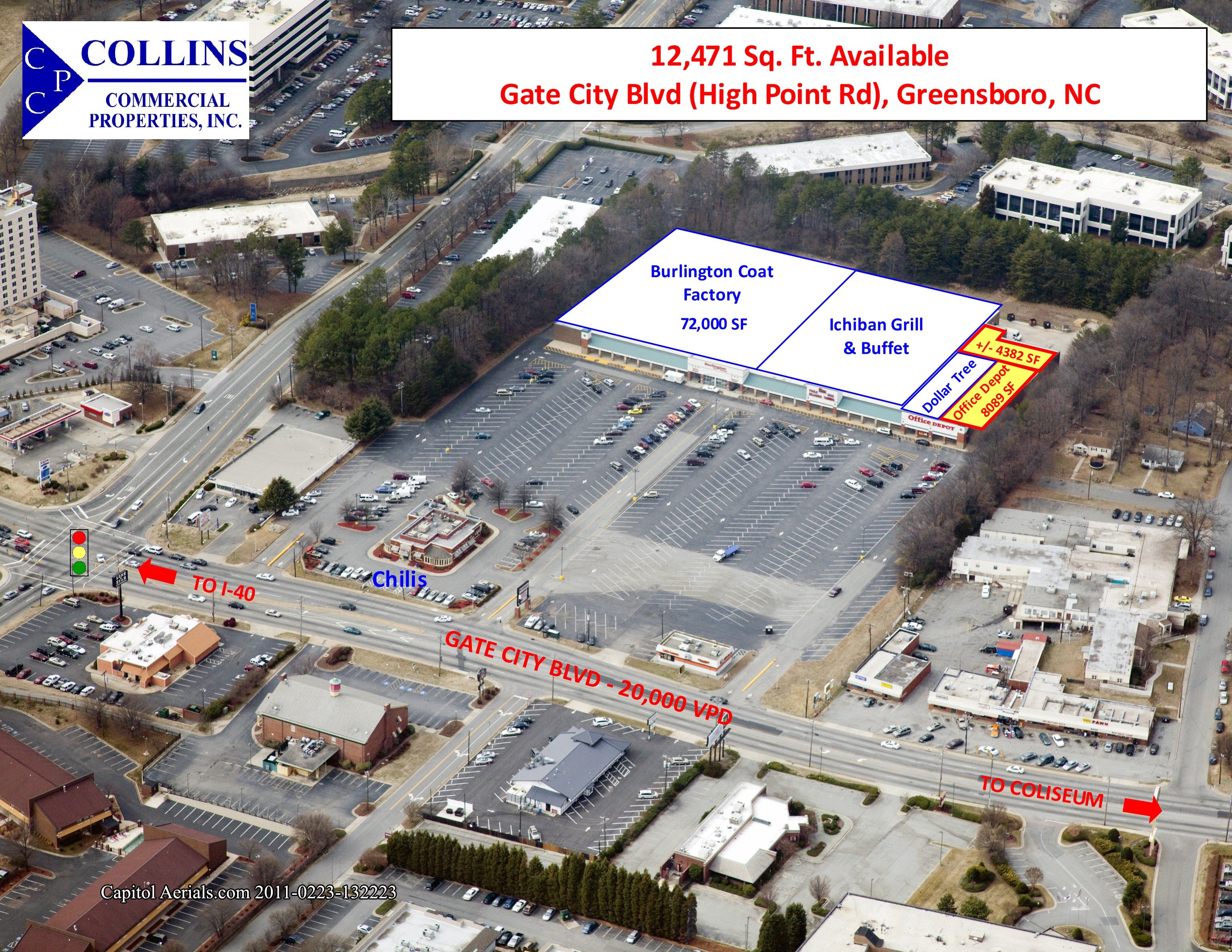 Aerial Photography Collins Commercial Properties, Inc.